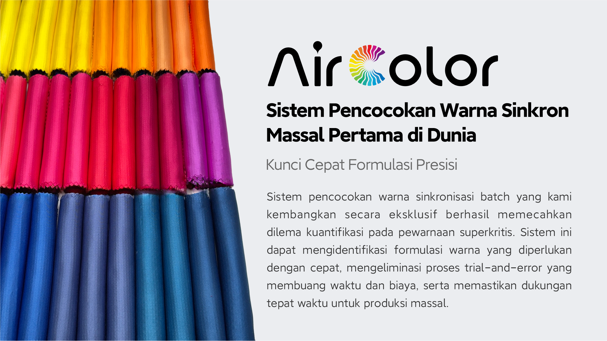 Sistem Pencocokan Warna Sinkron Massal Pertama di Dunia